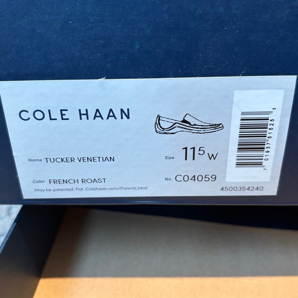 Cole Haan Men's Brown Leather Loafers - Picture 4 of 5